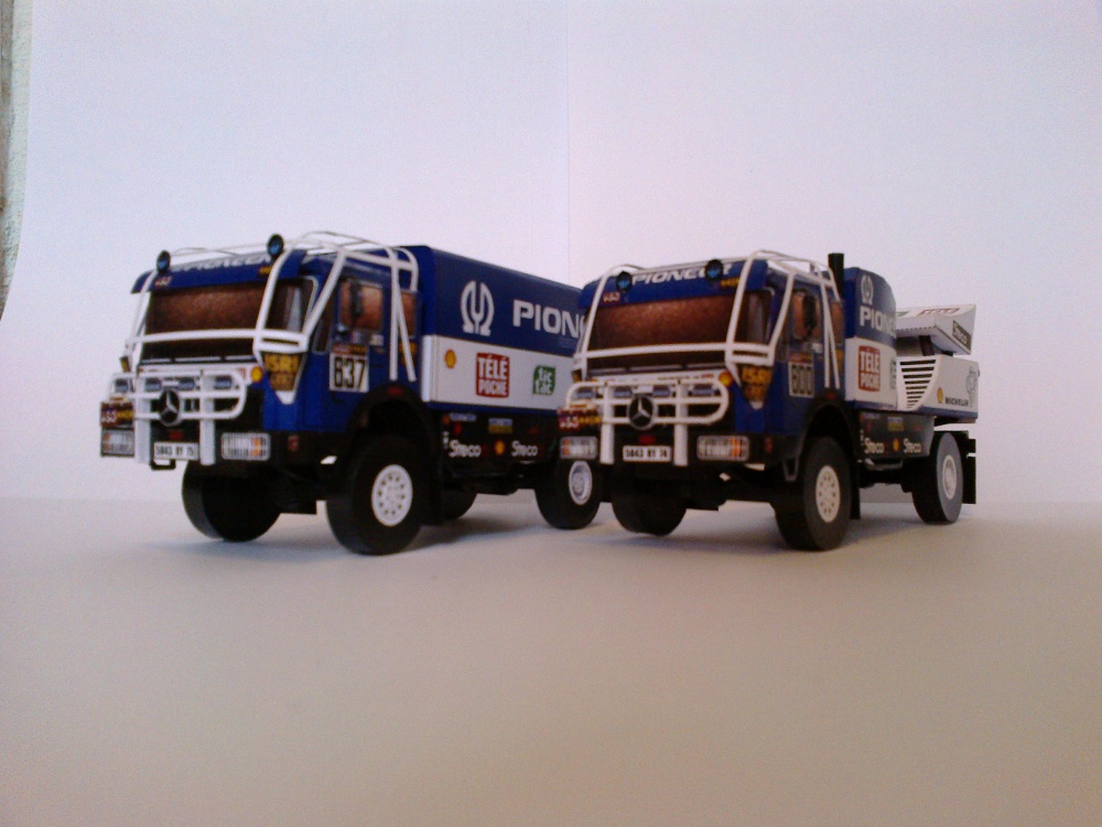 Mercedes - Benz 1936AK doprovod Dakar 1986 (Plná velikost v novém okně) Mercedes - Benz 1936AK doprovod Dakar 1986