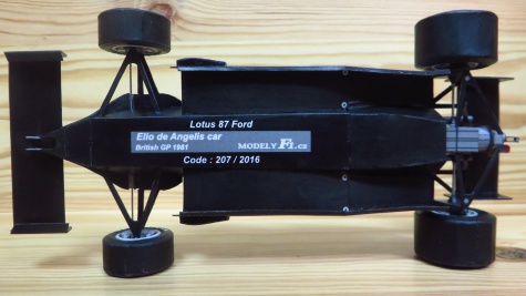 Lotus 87; British GP 1981; Elio de Angelis Lotus 87; British GP 1981; Elio de Angelis