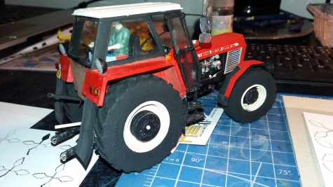 Zetor Crystal 12045 + otočené řízení (vlastní úprava) Zetor Crystal 12045 + otočené řízení (vlastní úprava)