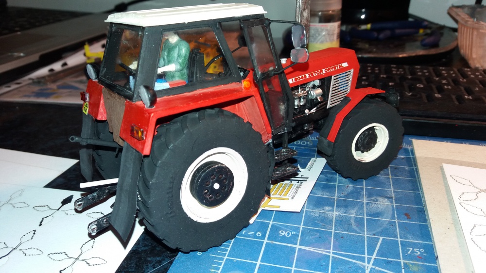 Zetor Crystal 12045 + otočené řízení (vlastní úprava) (Plná velikost v novém okně) Zetor Crystal 12045 + otočené řízení (vlastní úprava)