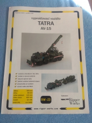vypro��ovac� vozidlo TATRA AV 15