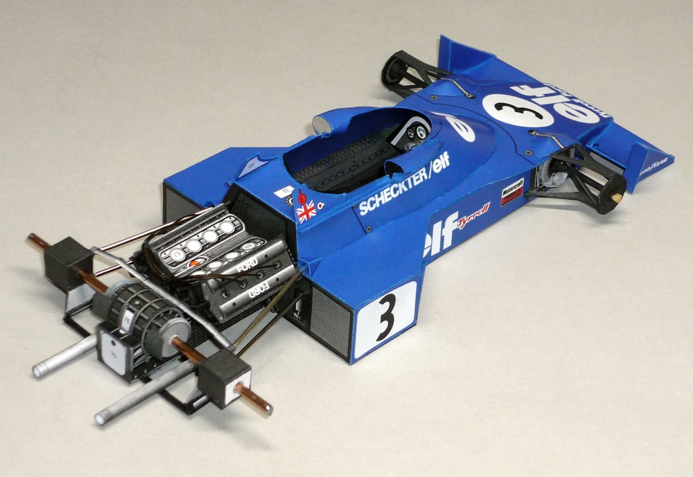 Tyrrell 007 - Jody Scheckter - GP védska 1974 (Plná velikost v novém okně) Tyrrell 007 - Jody Scheckter - GP védska 1974