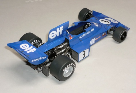 Tyrrell 007 - Jody Scheckter - GP védska 1974 Tyrrell 007 - Jody Scheckter - GP védska 1974