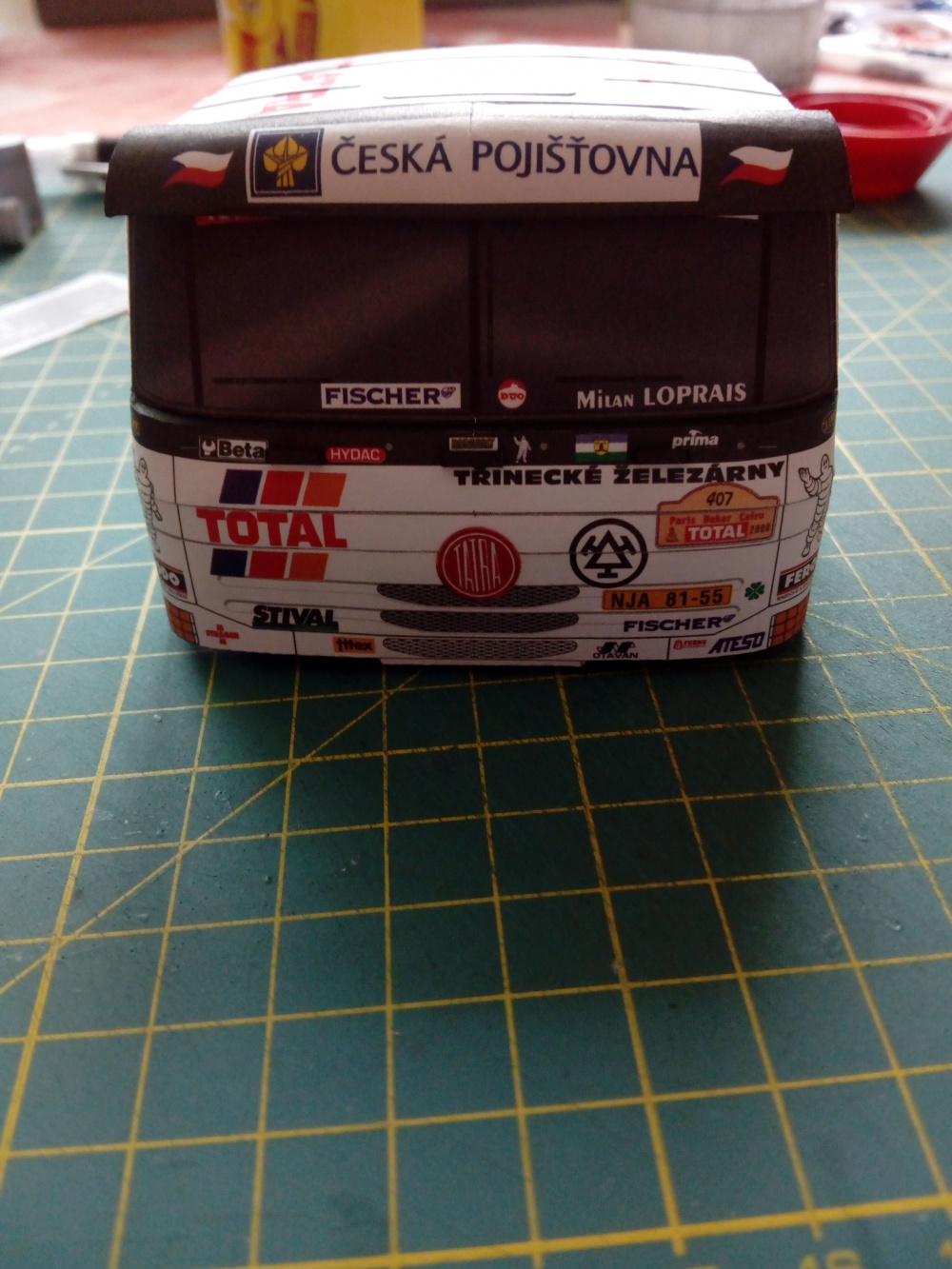 TATRA 815 2 ZE R 55 4x4 Puma, Dakar 2000 (Plná velikost v novém okně) TATRA 815 2 ZE R 55 4x4 Puma, Dakar 2000