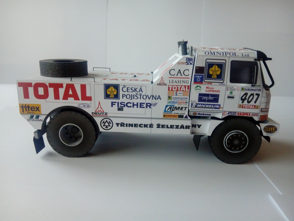TATRA 815 2 ZE R 55 4x4 Puma, Dakar 2000 (Plná velikost v novém okně) TATRA 815 2 ZE R 55 4x4 Puma, Dakar 2000