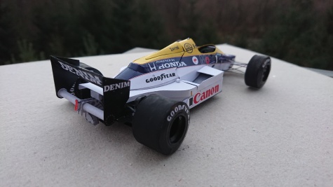Williams FW09B Honda - Nigel Mansell - Brazil-Jacarepaqua 1985 testing Williams FW09B Honda - Nigel Mansell - Brazil-Jacarepaqua 1985 testing