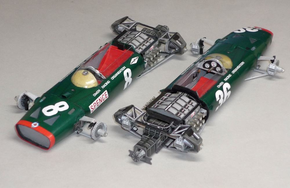 BRM P83 - Mike Spence - GP Italie a Mexika 1967 (Plná velikost v novém okně) BRM P83 - Mike Spence - GP Italie a Mexika 1967