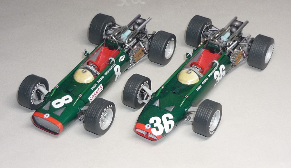 BRM P83 - Mike Spence - GP Italie a Mexika 1967 (Plná velikost v novém okně) BRM P83 - Mike Spence - GP Italie a Mexika 1967