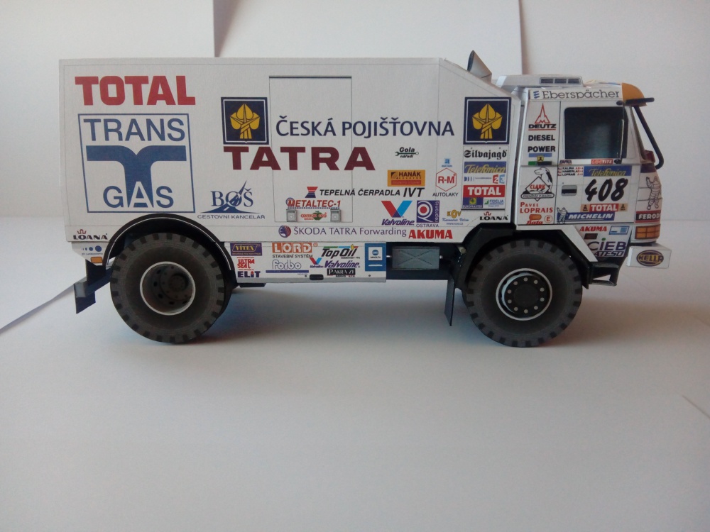 TATRA Puma Evo II, T 815 - 2 ZV R 45 - 16400 4x4.1 Dakar 2003 (Plná velikost v novém okně) TATRA Puma Evo II, T 815 - 2 ZV R 45 - 16400 4x4.1 Dakar 2003