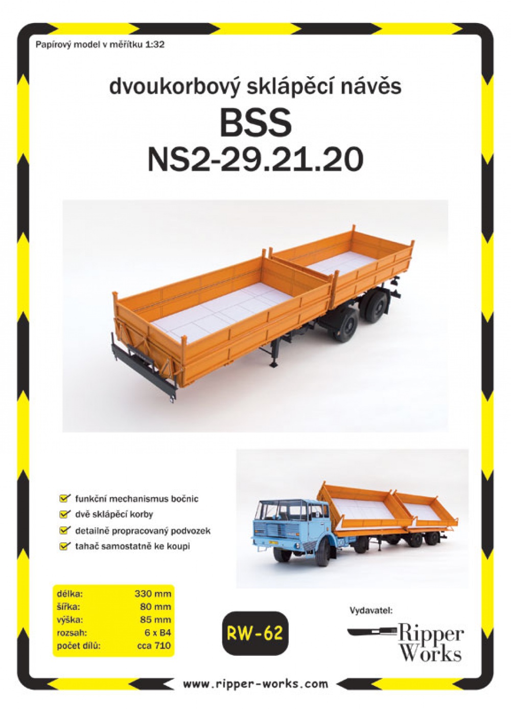 Dvojkorbový náves BSS NS2-29.21.20 (Plná velikost v novém okně) Dvojkorbový náves BSS NS2-29.21.20