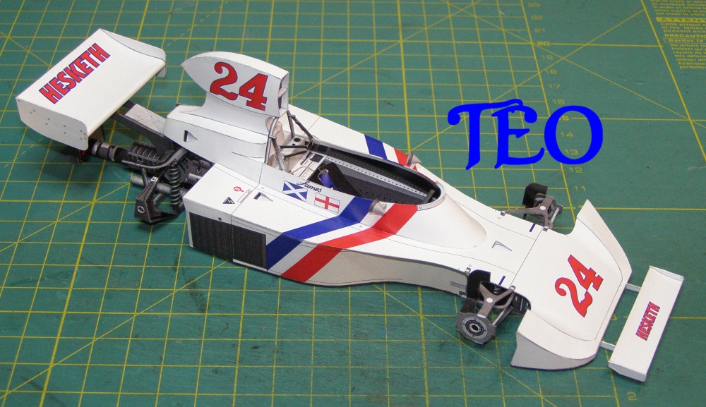 Hesketh 308B J.Hunt VC Holandska 1975 (Plná velikost v novém okně) Hesketh 308B J.Hunt VC Holandska 1975