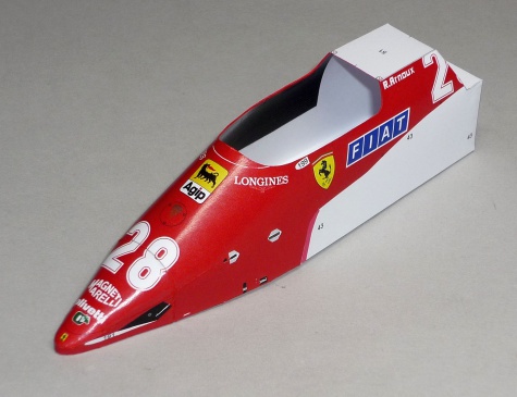 Ferrari 126C3 - René Arnoux - GP Německa 1983 Ferrari 126C3 - René Arnoux - GP Německa 1983