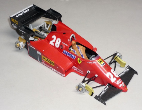 Ferrari 126C3 - René Arnoux - GP Německa 1983 Ferrari 126C3 - René Arnoux - GP Německa 1983