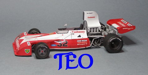 Tyrrell Ford 004 E.Keizan VC Jizní Afriky 1974 Tyrrell Ford 004 E.Keizan VC Jizní Afriky 1974