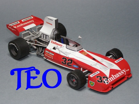 Tyrrell Ford 004 E.Keizan VC Jizní Afriky 1974 Tyrrell Ford 004 E.Keizan VC Jizní Afriky 1974