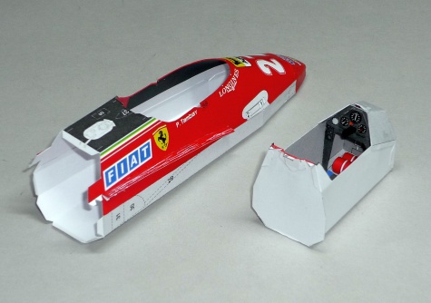 Ferrari 126C2 - Patrick Tambay - GP Německa 1982 Ferrari 126C2 - Patrick Tambay - GP Německa 1982