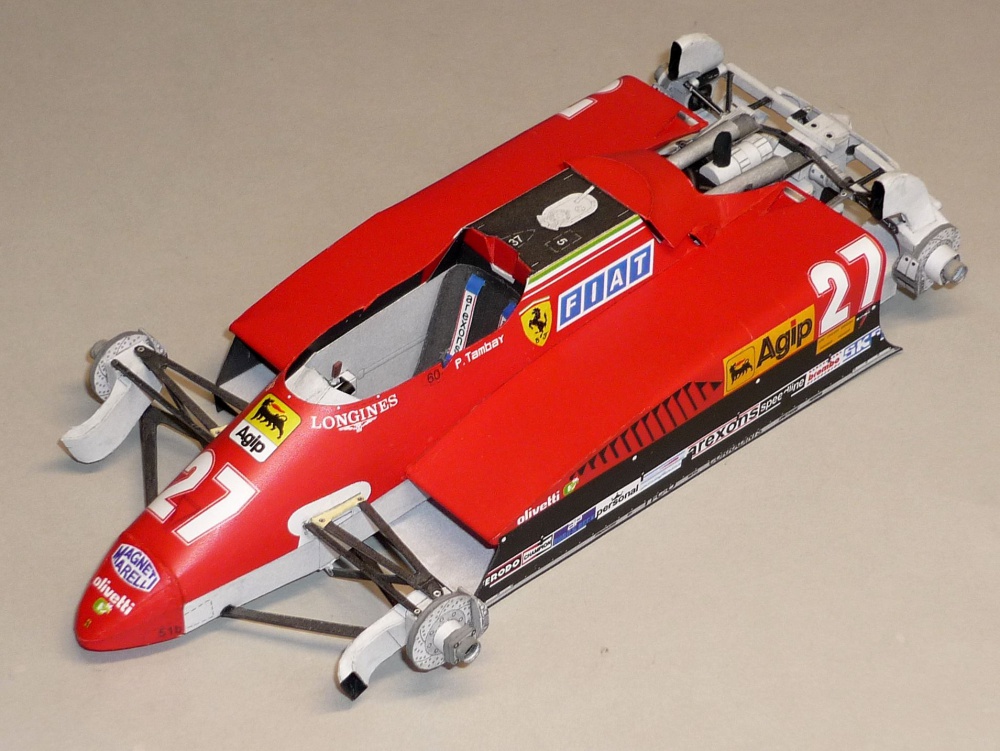 Ferrari 126C2 - Patrick Tambay - GP Německa 1982 (Plná velikost v novém okně) Ferrari 126C2 - Patrick Tambay - GP Německa 1982