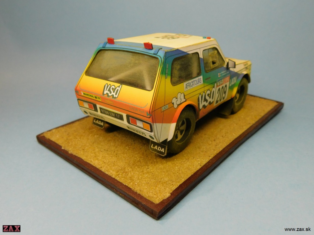 LADA NIVA - DAKAR 1985 /Spidamodels/ 1:32 (Plná velikost v novém okně) LADA NIVA - DAKAR 1985 /Spidamodels/ 1:32