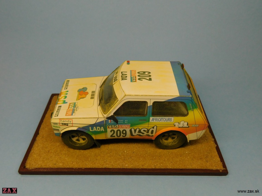 LADA NIVA - DAKAR 1985 /Spidamodels/ 1:32 (Pln� velikost v nov�m okn�) LADA NIVA - DAKAR 1985 /Spidamodels/ 1:32