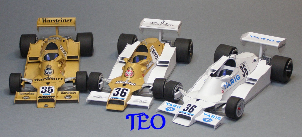 Arrows FA1 trilogie VC Monaka, Braz�lie, Jizn� Afriky 1978