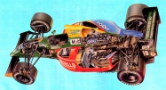 Benetton B190, Alessandro Nannini, 1990