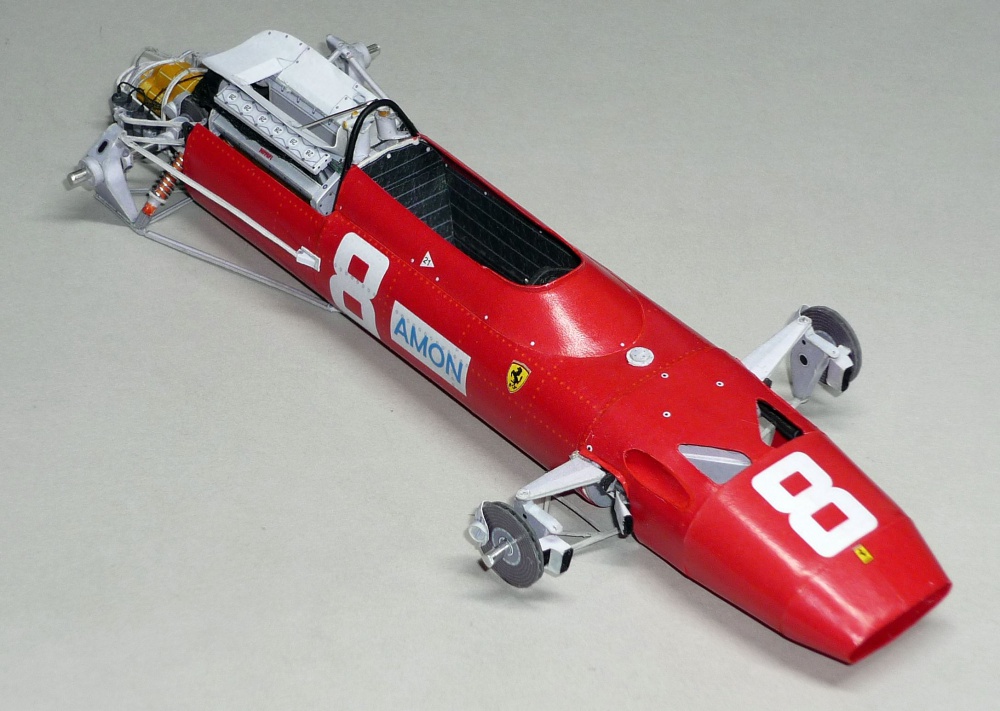 Ferrari 312/67 - Chris Amon - GP V.Británie 1967 (Plná velikost v novém okně) Ferrari 312/67 - Chris Amon - GP V.Británie 1967