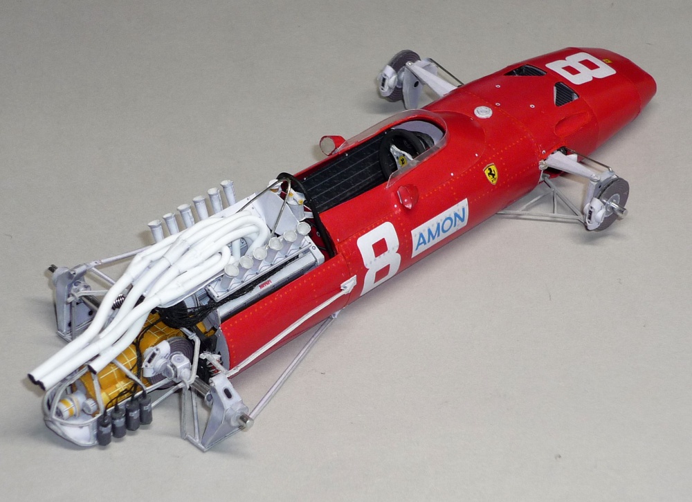 Ferrari 312/67 - Chris Amon - GP V.Británie 1967 (Plná velikost v novém okně) Ferrari 312/67 - Chris Amon - GP V.Británie 1967