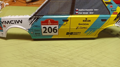 Škoda 130LR Dakar 2021/ M. Antonicky + recolor a úpravy Škoda 130LR Dakar 2021/ M. Antonicky + recolor a úpravy