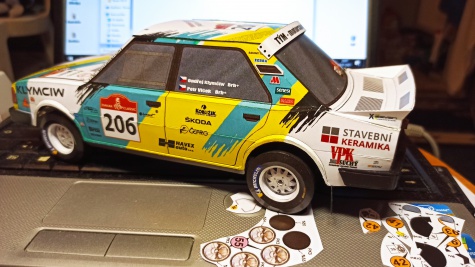 Škoda 130LR Dakar 2021/ M. Antonicky + recolor a úpravy Škoda 130LR Dakar 2021/ M. Antonicky + recolor a úpravy