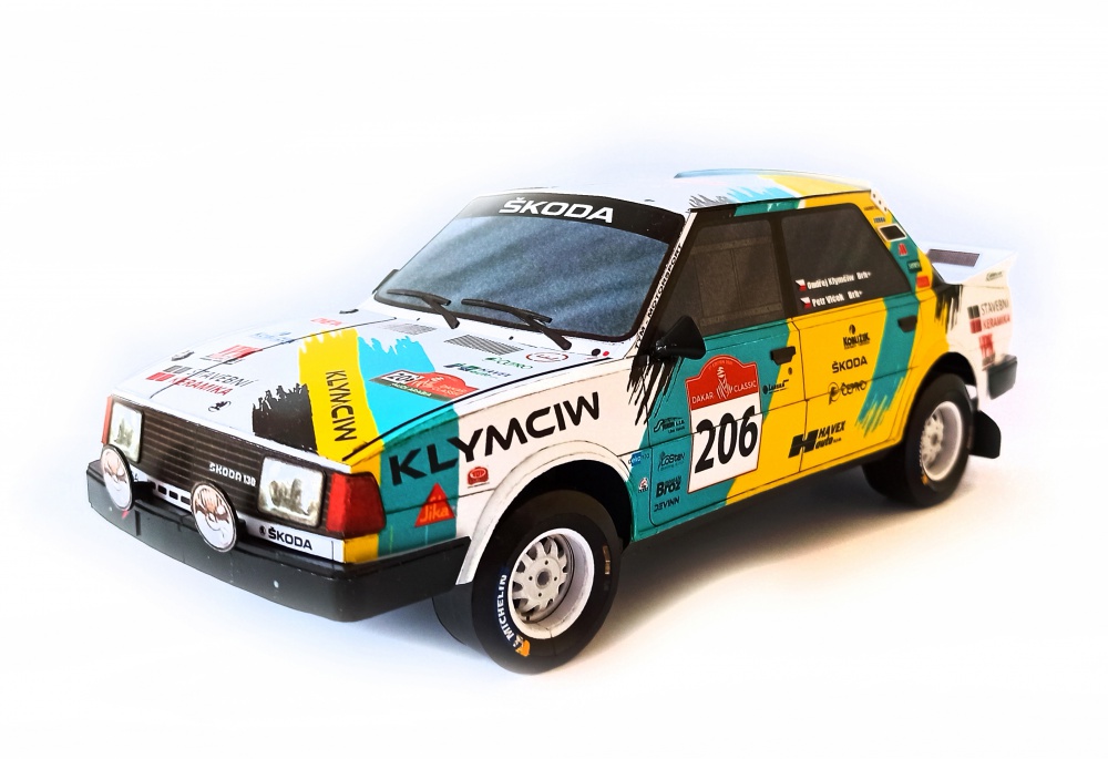 Škoda 130LR Dakar 2021/ M. Antonicky + recolor a úpravy (Plná velikost v novém okně) Škoda 130LR Dakar 2021/ M. Antonicky + recolor a úpravy