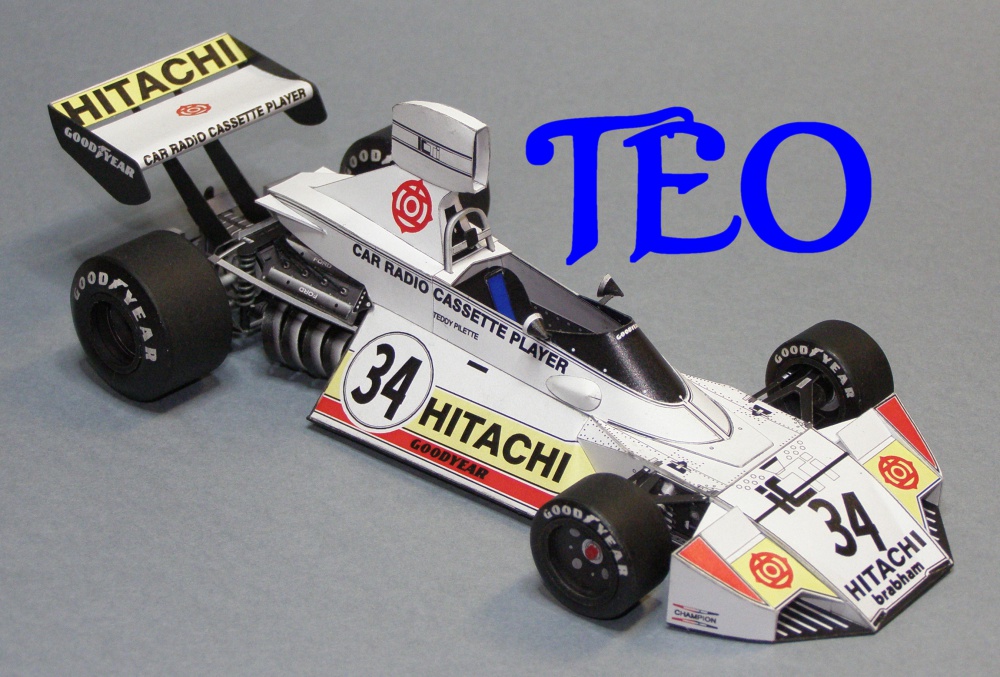 Brabham BT 42 Teddy Pilette VC Belgie 1974 (Plná velikost v novém okně) Brabham BT 42 Teddy Pilette VC Belgie 1974