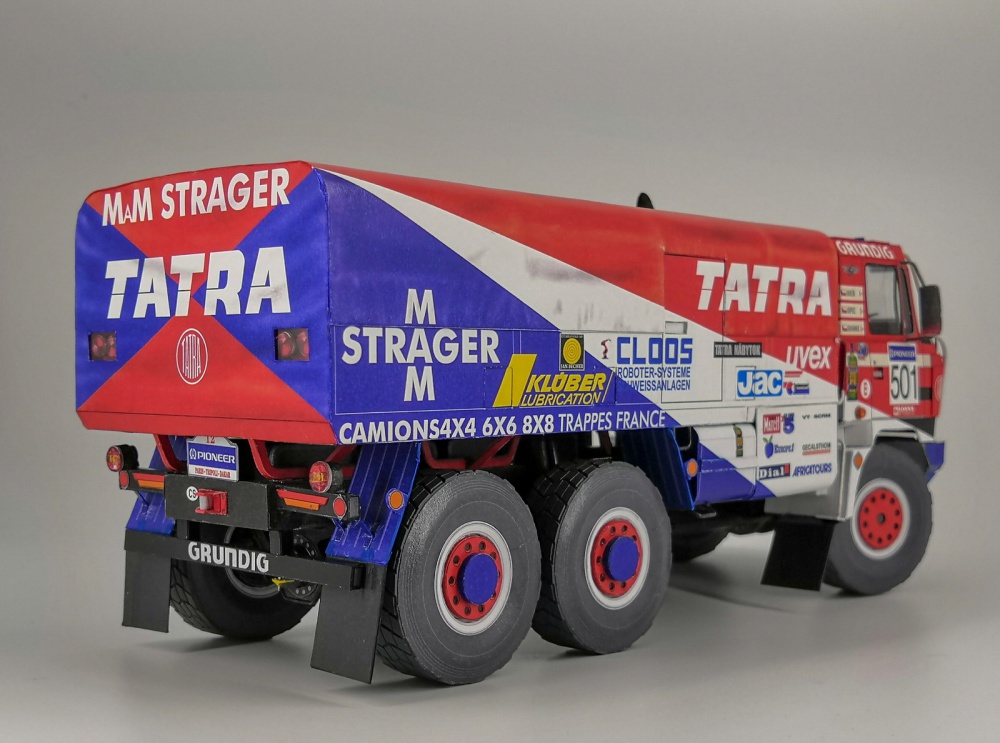 Tatra 815 6x6 - Dakar 1990 (Plná velikost v novém okně) Tatra 815 6x6 - Dakar 1990