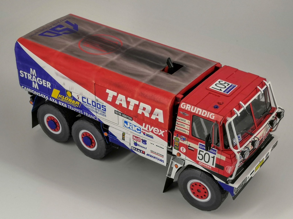 Tatra 815 6x6 - Dakar 1990 (Plná velikost v novém okně) Tatra 815 6x6 - Dakar 1990