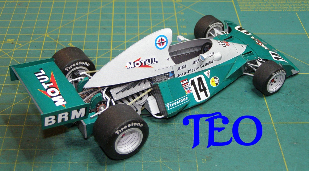 BRM P201 VC Itálie a VC Argentiny 1974 (Plná velikost v novém okně) BRM P201 VC Itálie a VC Argentiny 1974