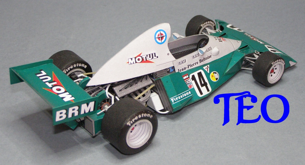 BRM P201 VC Itálie a VC Argentiny 1974 (Plná velikost v novém okně) BRM P201 VC Itálie a VC Argentiny 1974