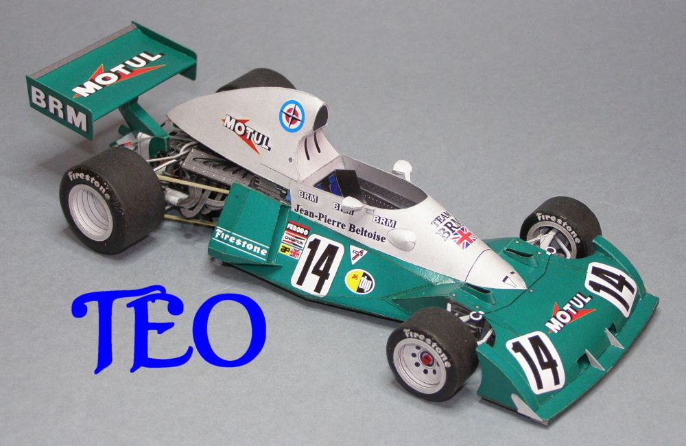 BRM P201 VC Itálie a VC Argentiny 1974 (Plná velikost v novém okně) BRM P201 VC Itálie a VC Argentiny 1974
