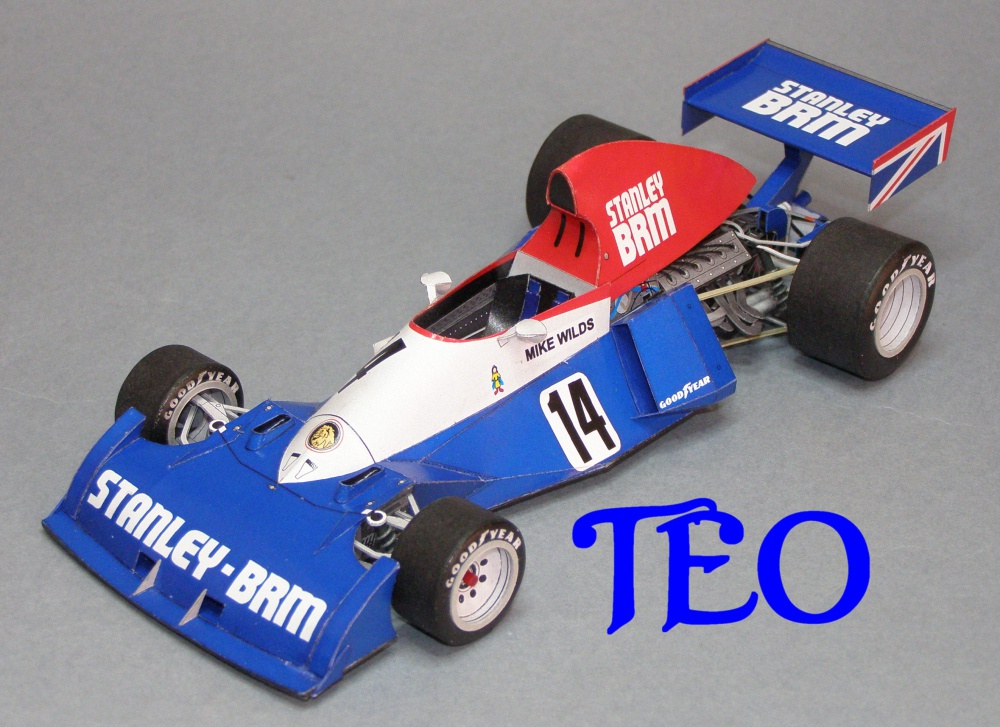 BRM P201 VC Itálie a VC Argentiny 1974 (Plná velikost v novém okně) BRM P201 VC Itálie a VC Argentiny 1974
