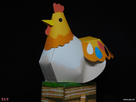 Chicken and Newborn Baby Chick Chicken and Newborn Baby Chick