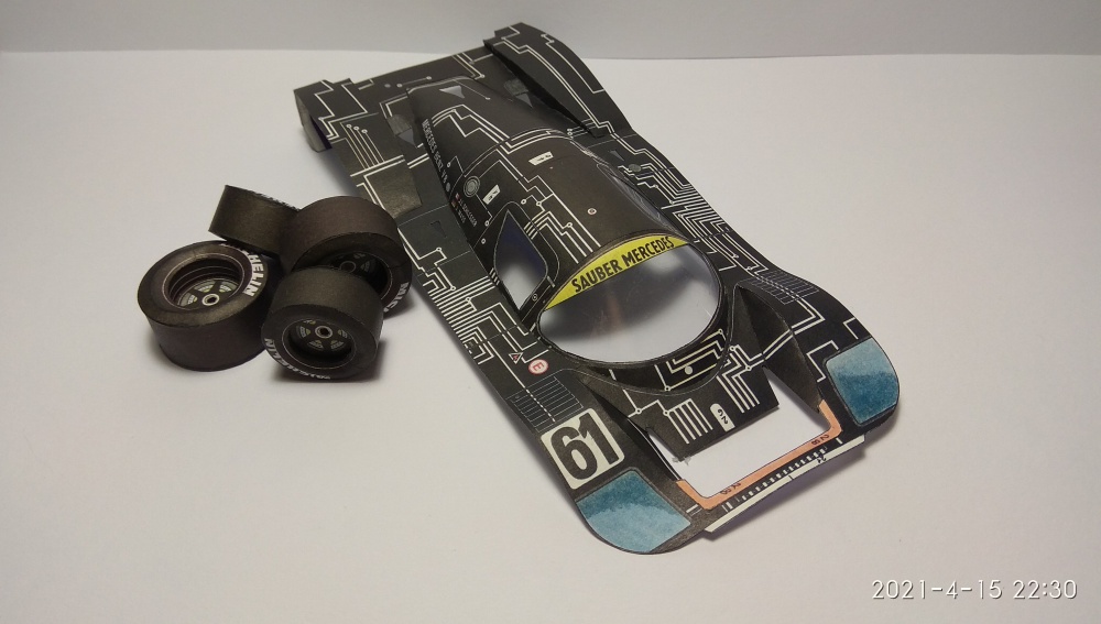 Sauber Mercedes C9 1988 (Plná velikost v novém okně) Sauber Mercedes C9 1988