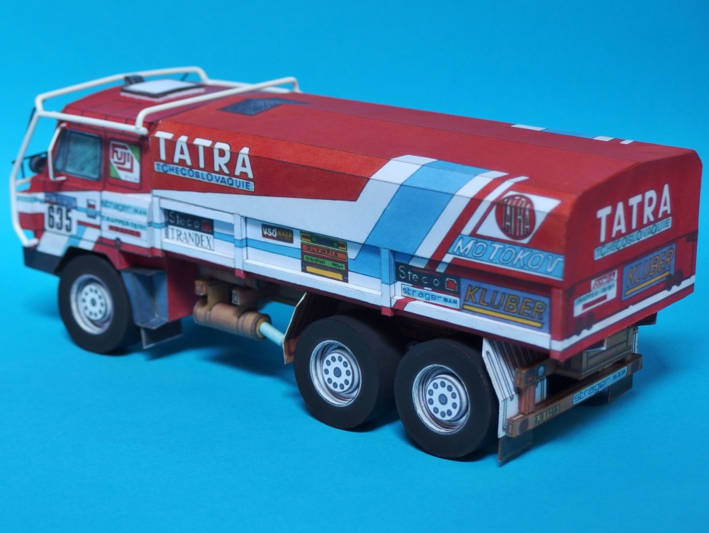 TATRA 815 VE DAKAR 1986 (Plná velikost v novém okně) TATRA 815 VE DAKAR 1986