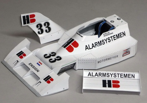 Ensign N174 - Roelof Wunderink - GP Rakouska 1975 Ensign N174 - Roelof Wunderink - GP Rakouska 1975