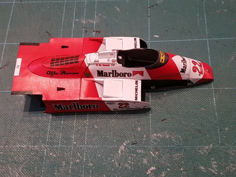 Alfa Romeo 182T A. De Cesaris 1982 GP Monaco