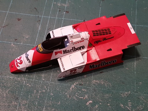 Alfa Romeo 182T A. De Cesaris 1982 GP Monaco