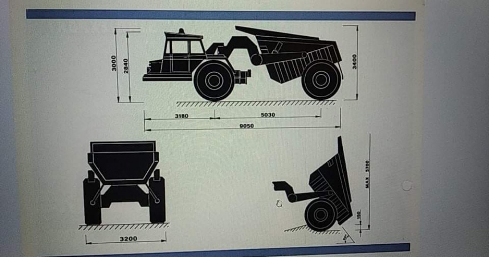 Stavostroj T-200 dumper
