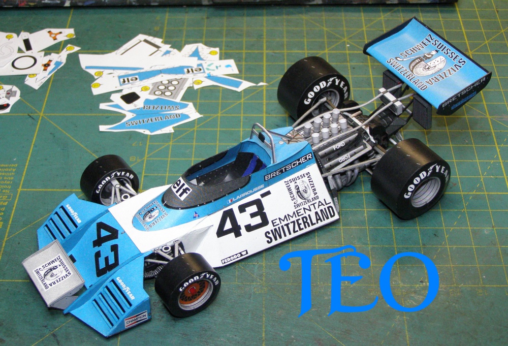 Brabham BT42 G.Larrousse VC Belgie 1974 (Plná velikost v novém okně) Brabham BT42 G.Larrousse VC Belgie 1974