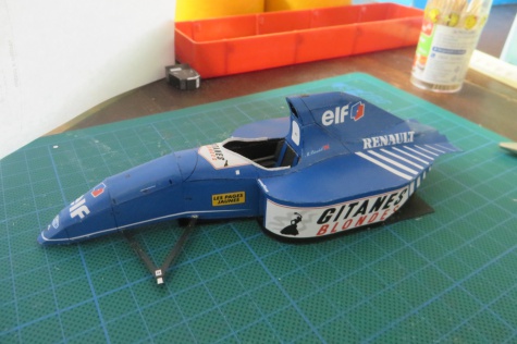 Ligier JS39; Mark Blundell; Monaco-GP 1993 Ligier JS39; Mark Blundell; Monaco-GP 1993
