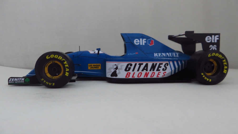 Ligier JS39; Mark Blundell; Monaco-GP 1993 (Plná velikost v novém okně) Ligier JS39; Mark Blundell; Monaco-GP 1993