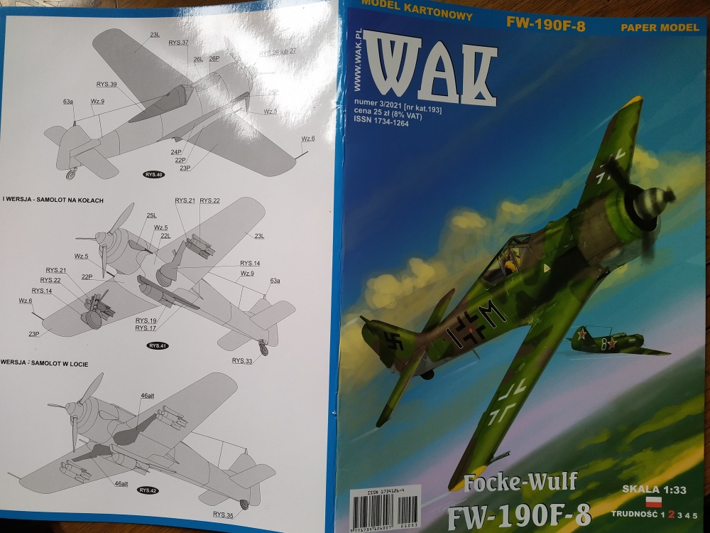 Focke-Wulf FW-190 F-8 (Plná velikost v novém okně) Focke-Wulf FW-190 F-8