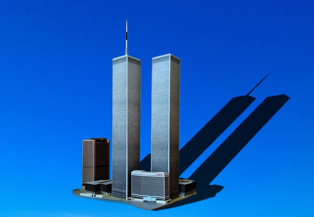 World Trade Center (WTC), Twin Towers - 1:2000 (Plná velikost v novém okně) World Trade Center (WTC), Twin Towers - 1:2000