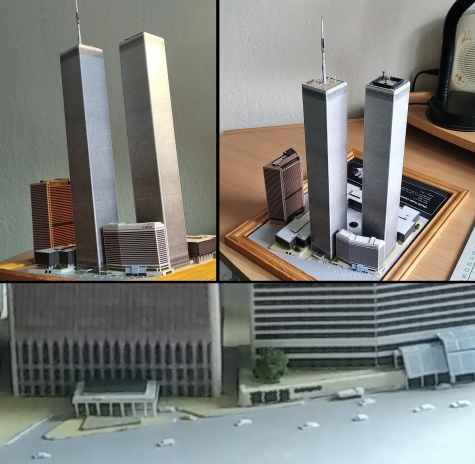 World Trade Center (WTC), Twin Towers - 1:2000 World Trade Center (WTC), Twin Towers - 1:2000